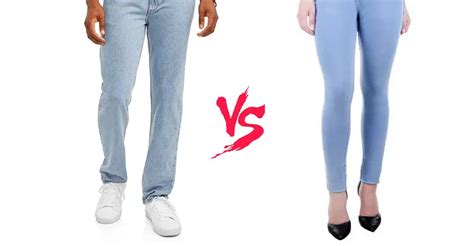 difference between mens hermes jeans and womens|difference between men's and ladies jeans.